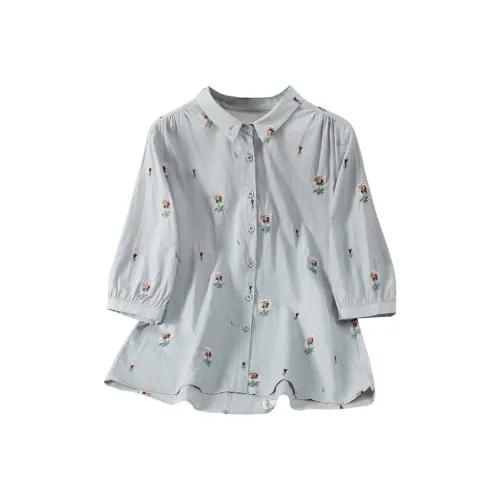 TOUCH Shirts Women's Gray Blue