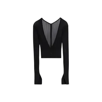 Jacquemus Le Cardigan Joya Knitwear Women's Black