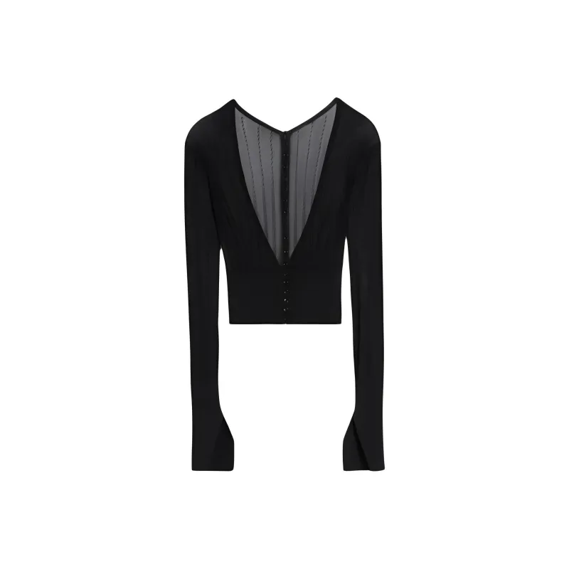Jacquemus Le Cardigan Joya Knitwear Women's Black-0