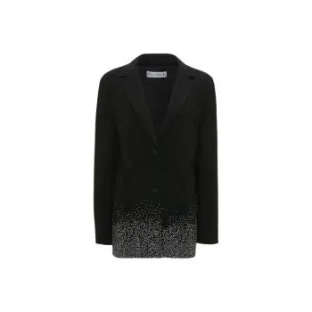 JW Anderson Crystal embellished Single breasted Blazer