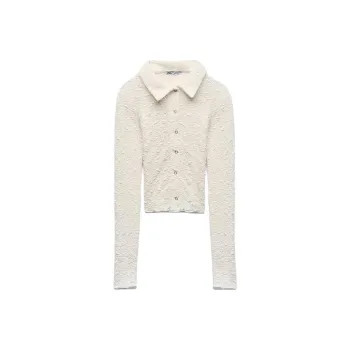 ZARA Shirt Women's Frosted White