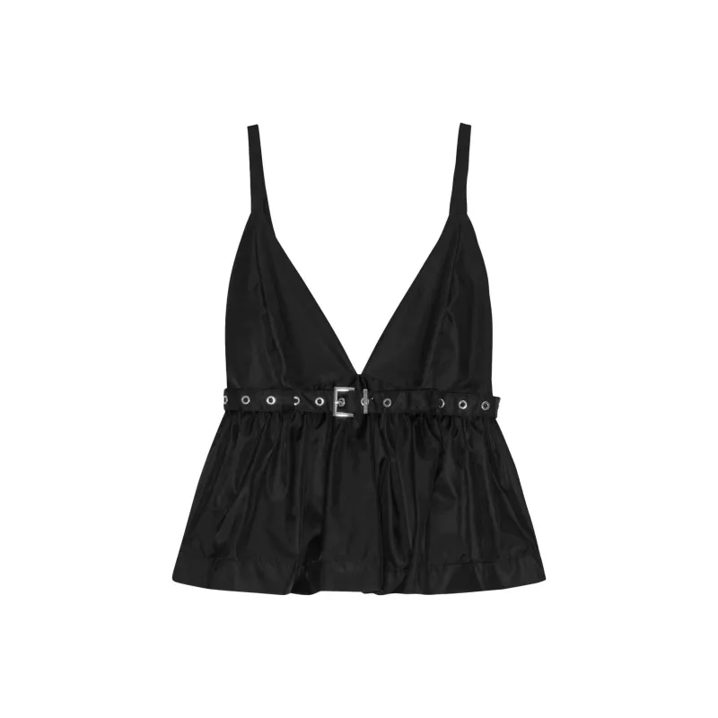 GANNI Duchesse Strap Top-0