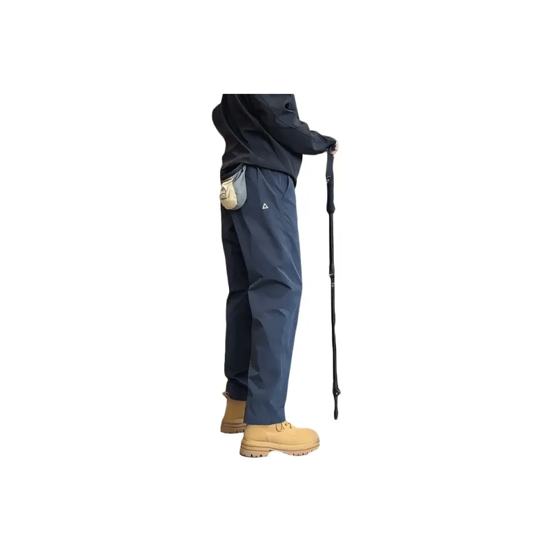PVPVPV Casual Pants Unisex Navy Blue-1