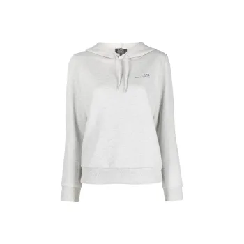 A.P.C Logo print Cotton Hoodie