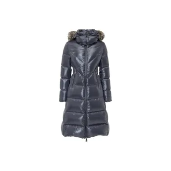 Moncler Down Jacket Women's Navy Blue
