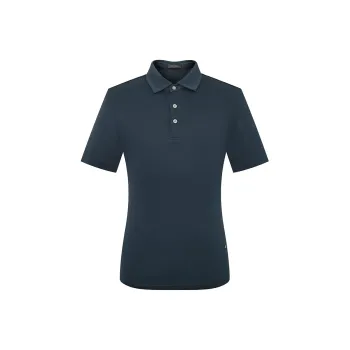 SAINT ANGELO Polo Shirt Unisex Denim Blue