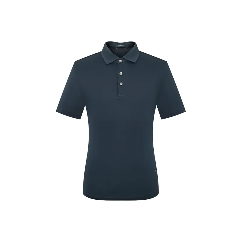SAINT ANGELO Polo Shirt Unisex Denim Blue-0