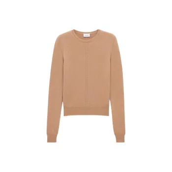 SAINT LAURENT Openwork Crewneck Jumper