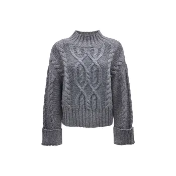 ONLY Knitwear Women's Light Gray Multicolor
