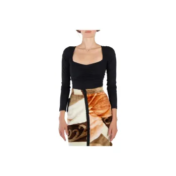 TIBI T-Shirts Women's Black