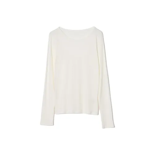 PRISTINE Drop Shoulder Sleeve T-Shirt Women's White