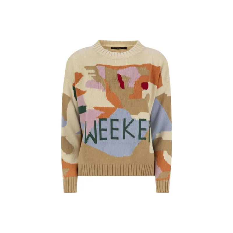 WEEKEND MaxMara Fabian Crewneck Knitted Jumper-0