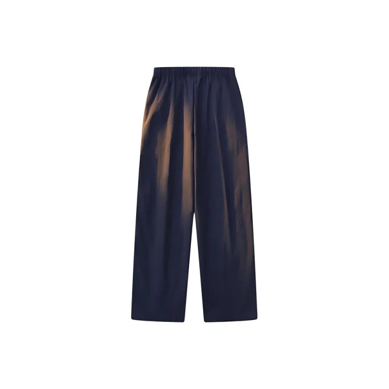 DARK HORSE Casual Pants Unisex Navy Blue-1