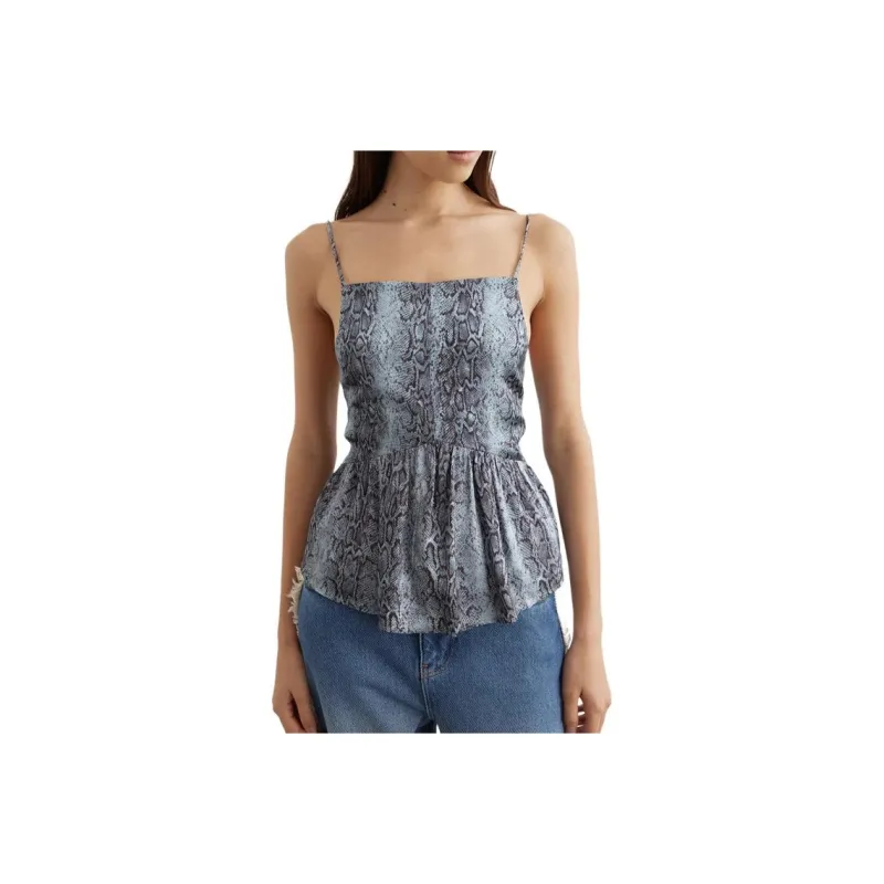 GANNI Camisole Women's Sky Blue-0