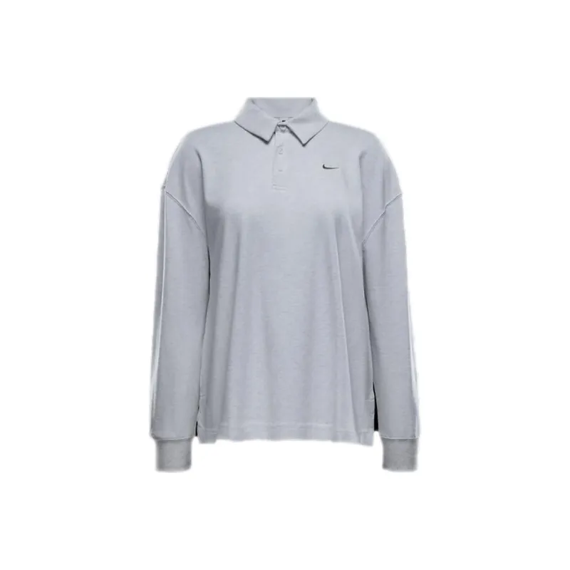 Nike Sportswear Essential Women's Oversized Long Sleeve Polo-0