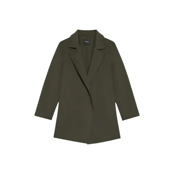 THEORY Jackets Coats Women's Hunter Green Mixed Color