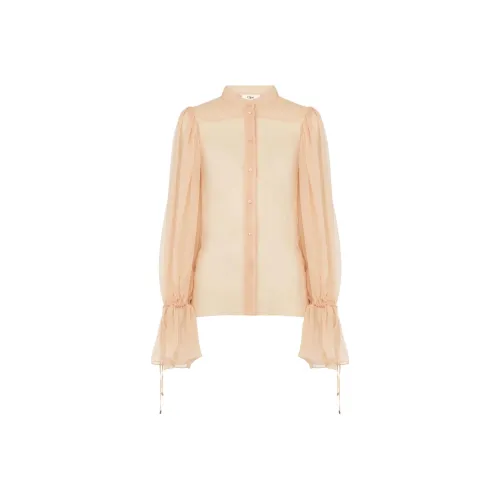 Chloé Semi Sheer Long Sleeved Blouse