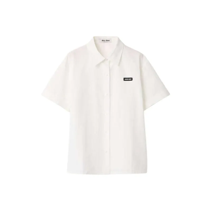 MIU MIU Poplin Shirt-0