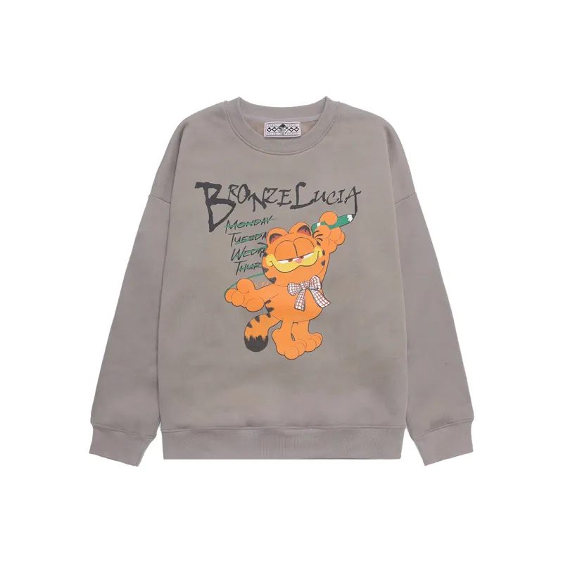 Bronze Lucia x JIAFEIMAO,LIANMINGKUAN Sweatshirt Unisex Khaki-0