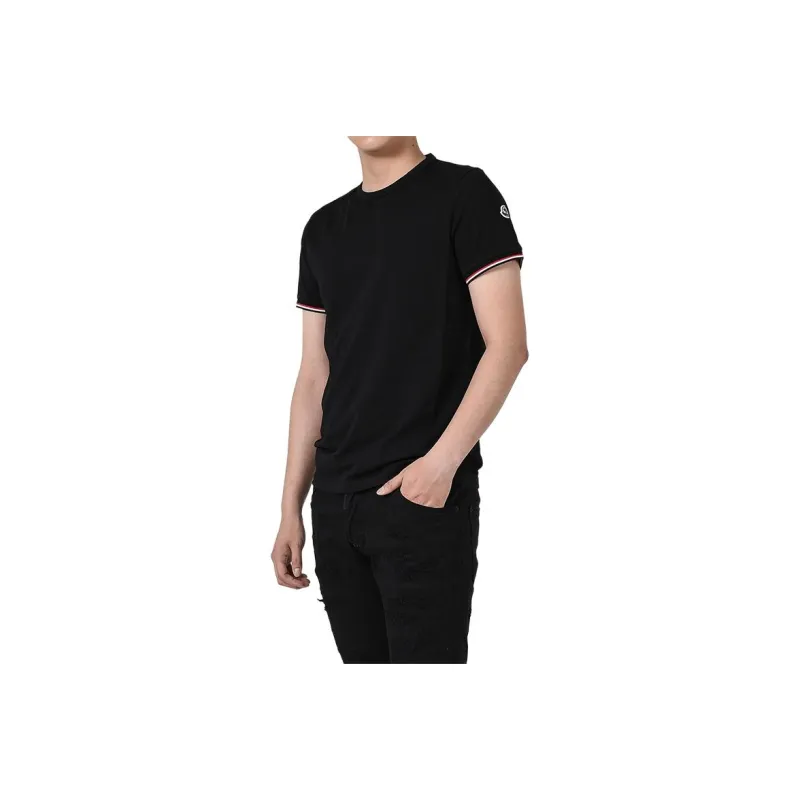 Moncler T Shirts Men Black-0