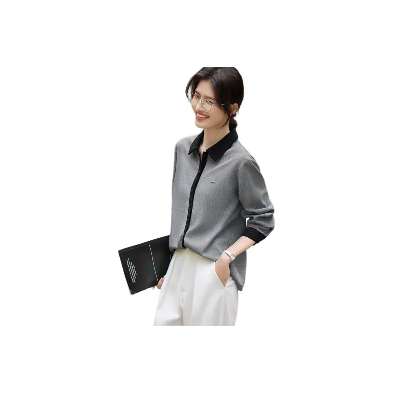 XWI Shirt Women's Heather Gray & Black-0
