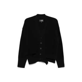 MM6 Maison Margiela Cut out Detailed Cardigan