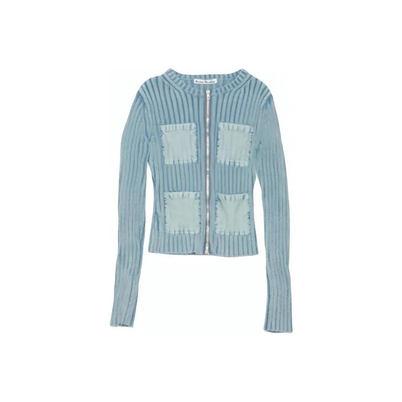 Acne Studios SS24 Knitwear Women's Dusty Blue-0