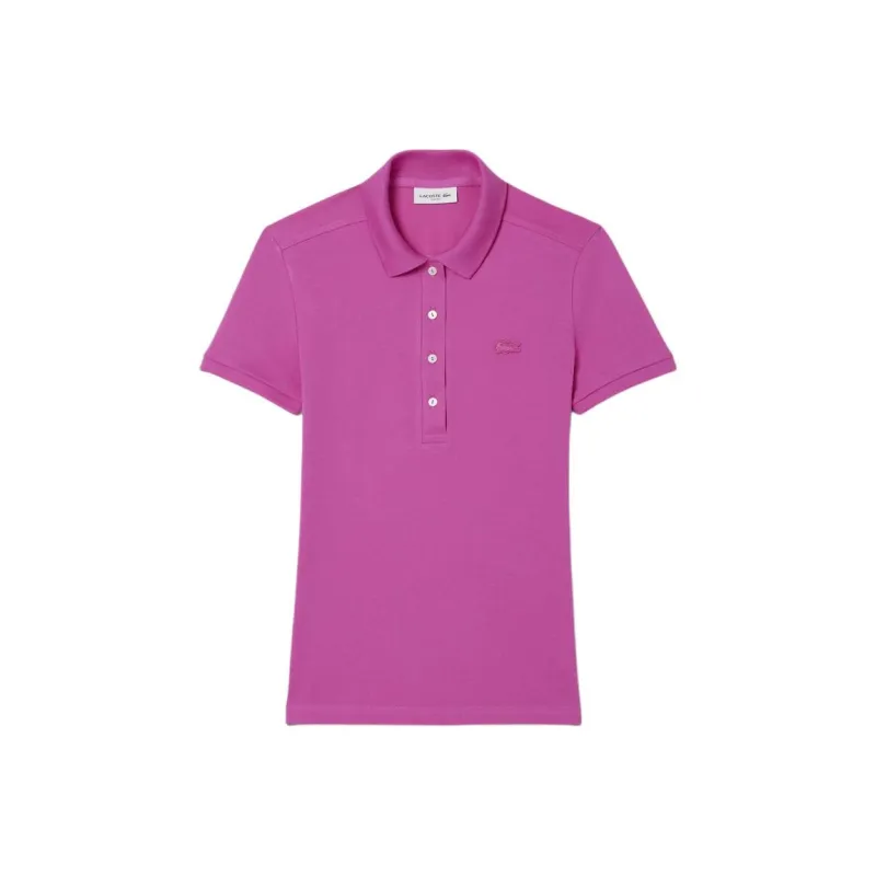 LACOSTE Logo patch Polo Top-0