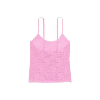 Victoria's Secret PINK Pretty Perfect Cami/Moonstone Pink Lace Camisole Women's Moonstone Pink Lace