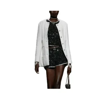 CHANEL Jackets Women's White
