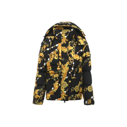 VERSACE JEANS COUTURE FW23 Down Jacket Army Women's Black