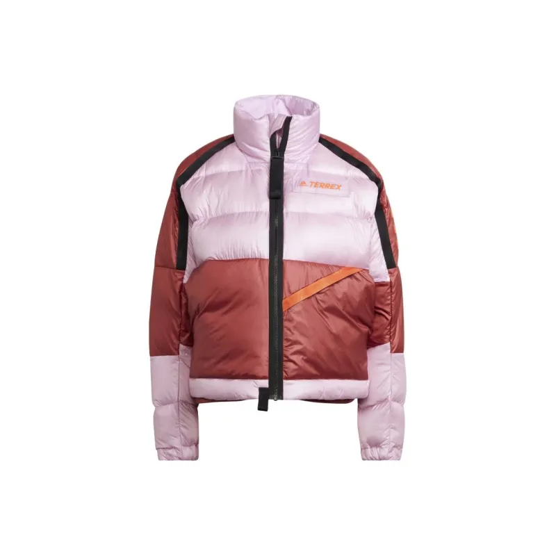 Adidas TERREX UTILITAS DOWN JACKET Down Jacket Women's Precious Qisi Lilac/Magic Red-0