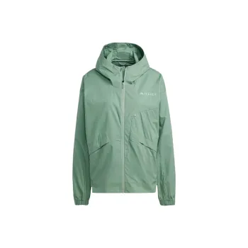 Adidas Terrex Xploric Wind Jacket Jackets Coats Women's Silver Green