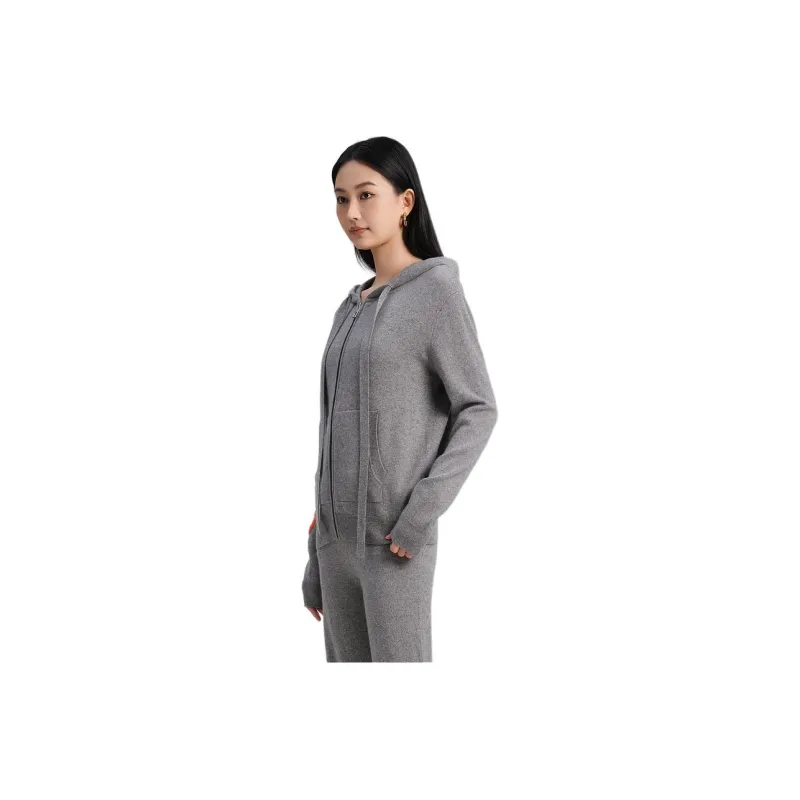 Blood Glitter Cashmere Sweater Women's Gray-0