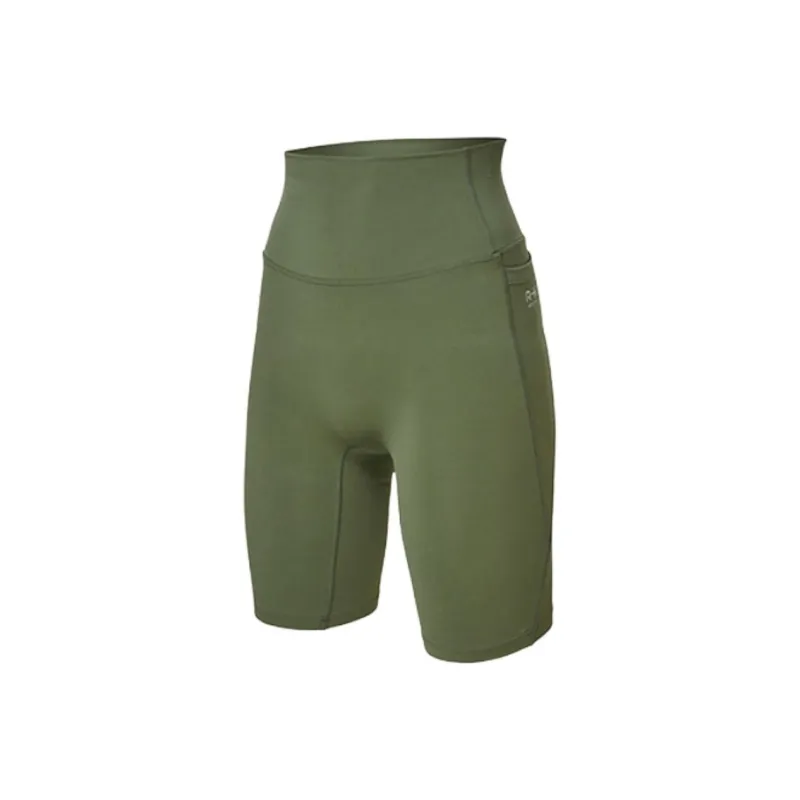 XEXYMIX Yoga Shorts Women's Khaki Green-0