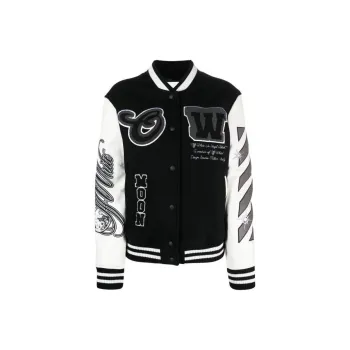 OFF WHITE Meteor Moon Bomber Jacket