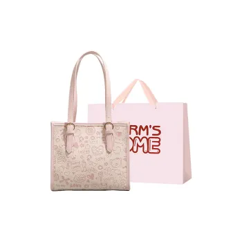 Worm's Home PU Shoulder Bag Women's Pink