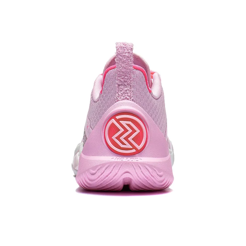 LiNing Speed 10 Cushioning, Slip Resistant, Abrasion Resistant, Breathable Low Top Basketball Shoes Men's Pink-5