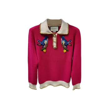 GUCCI Cashmere Sweater Women's Red