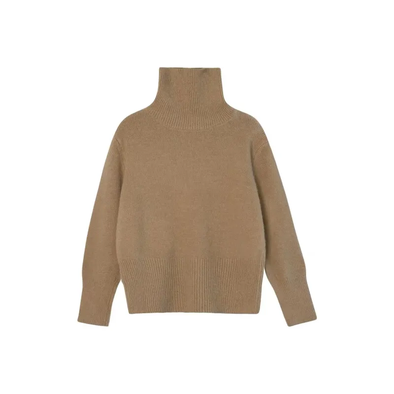The King And The Nightingale Minimalist Style Basic Turtleneck Pullover Knitwear Women's-30