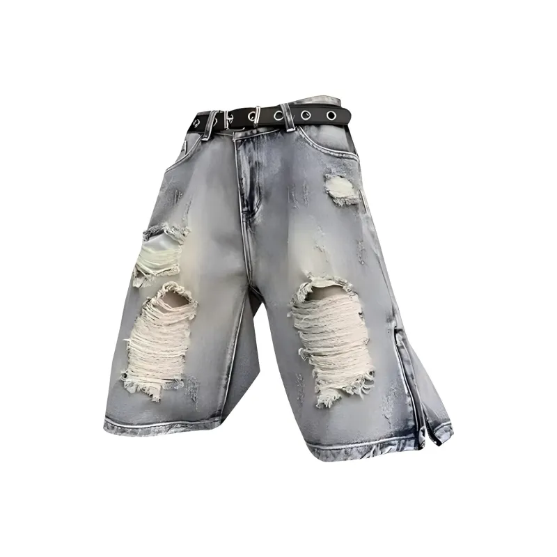 BEAR UNION Denim Shorts Unisex Blue-0