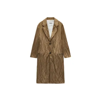 ZARA Jackets Coats Women's Khaki