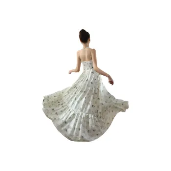 Aghr Slip Dress Women's Cream Yellow