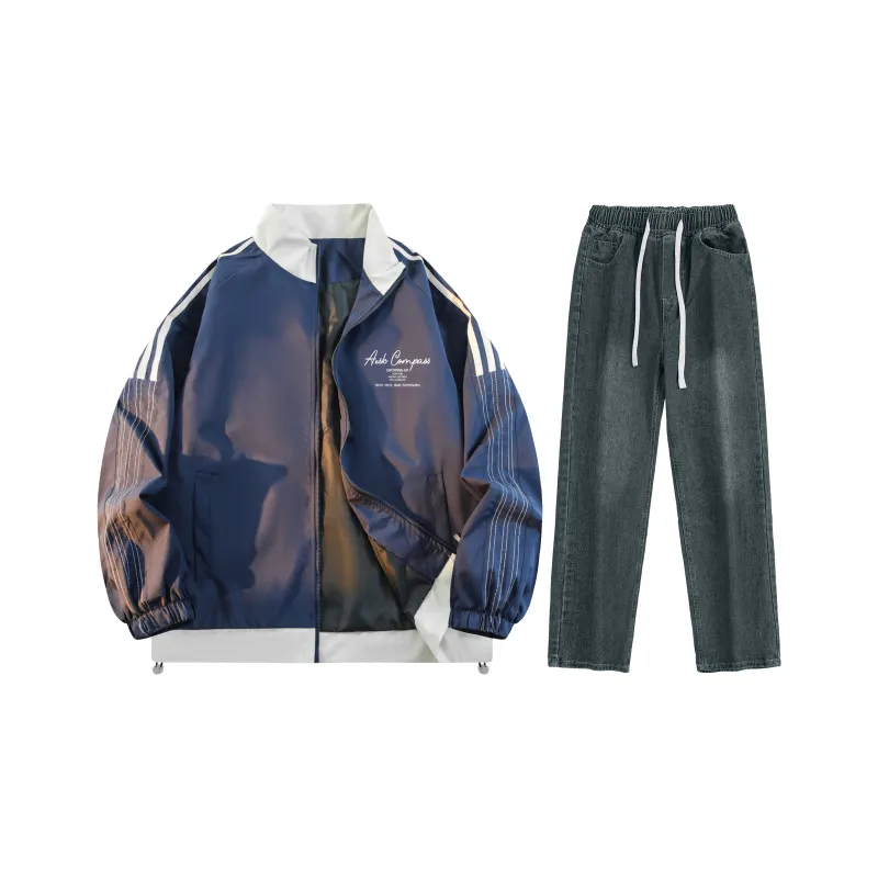 A.X.S.K Casual Sportswear Unisex Black-48