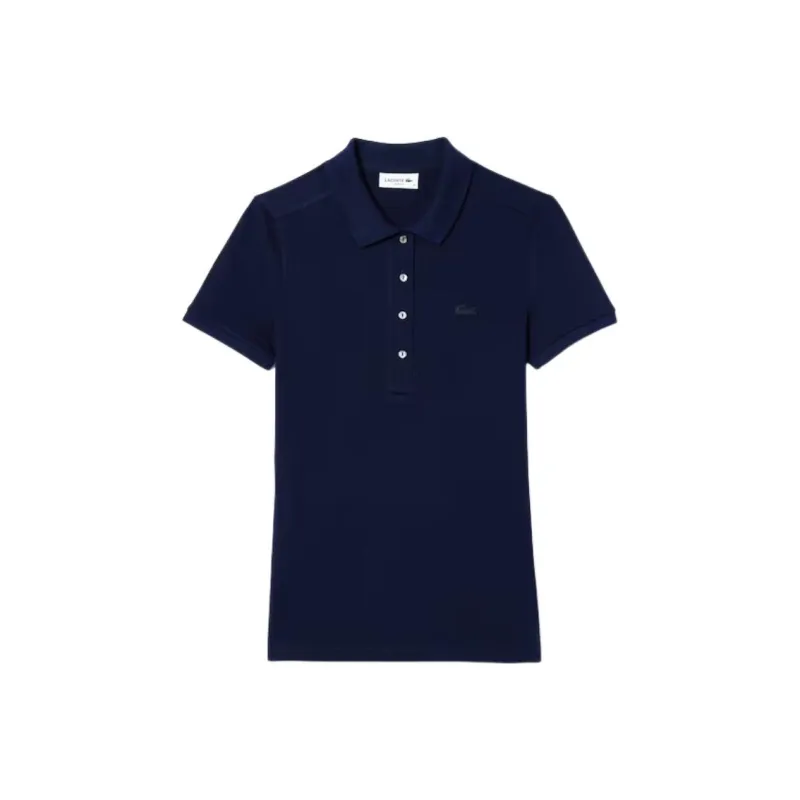 LACOSTE Polo Shirt Women's Blue-0
