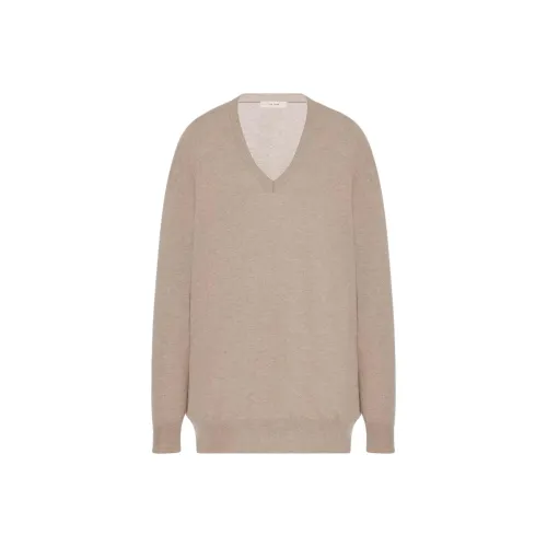 THE ROW Cashmere Sweater Women's Beige Gray