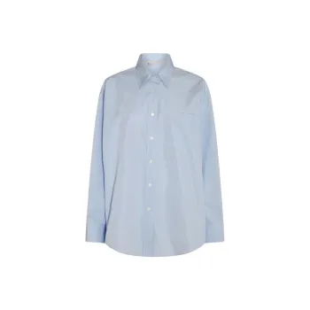 Stella McCartney Buttoned Curved Hem Panelled Shirt