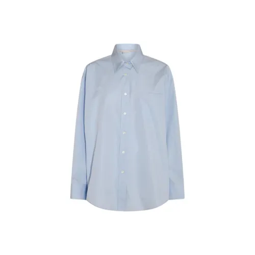 Stella McCartney Buttoned Curved Hem Panelled Shirt