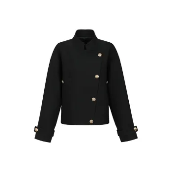 URBAN REVIVO Jackets & Coats Women's Black
