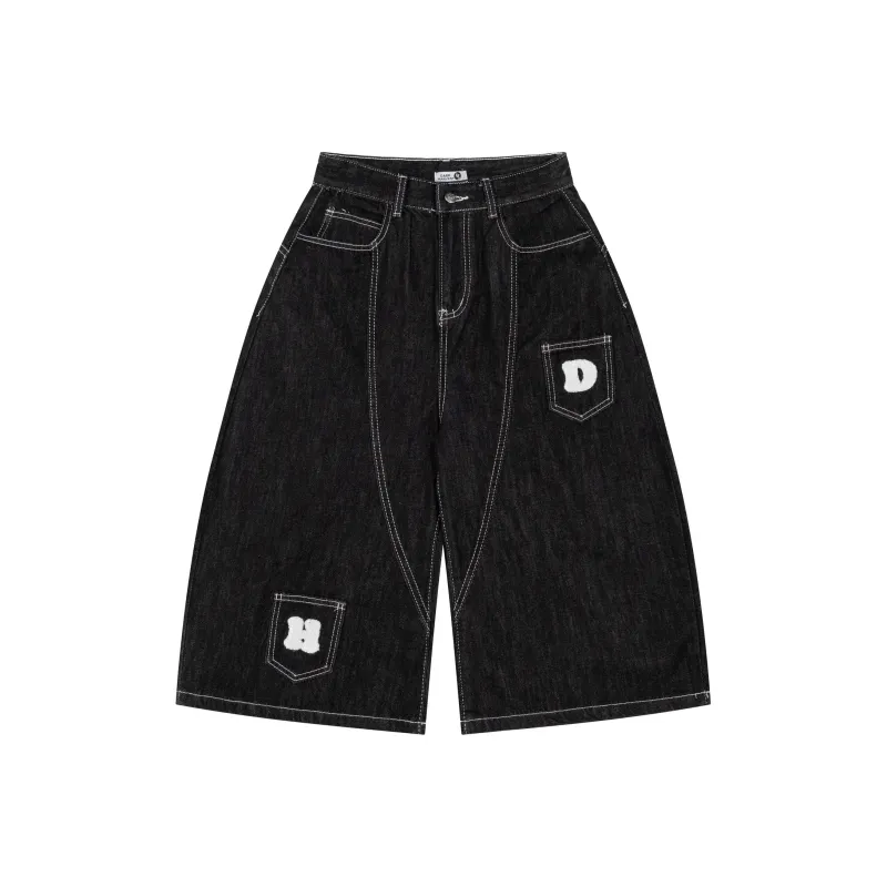 JASONWOOD Denim Shorts Unisex Black-0
